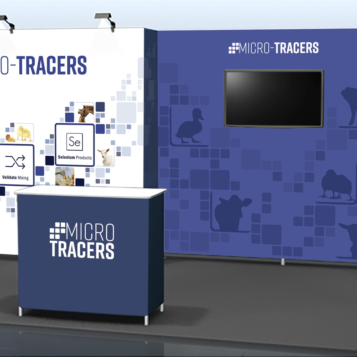 Tradeshow Booth Design for Micro-Tracers